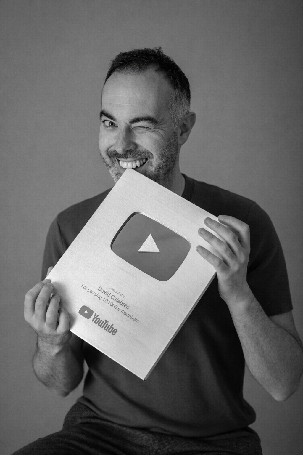 Placa de YouTube de David Calabrés